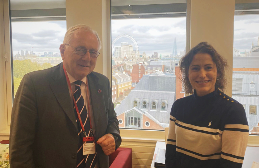 Sir Peter meeting Victoria Atkins 