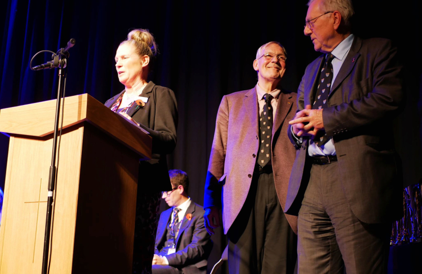 Sir Peter attending St Oscar Romero's School Prize Evening