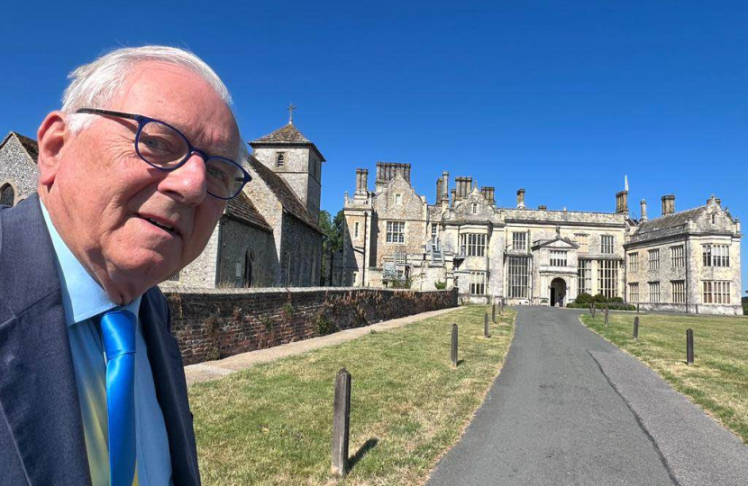 Sir Peter at Wilton Park 