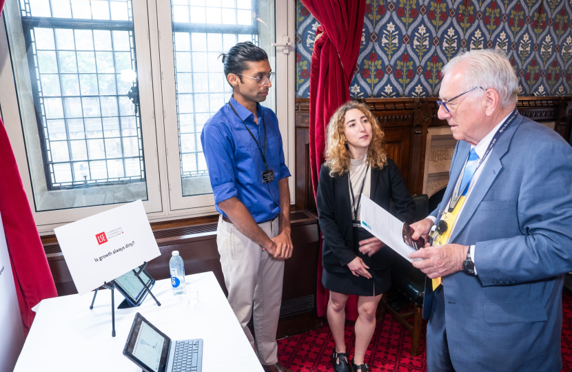 Sir Peter attending the Parliamentary Office of Science and Technology Evidence Week