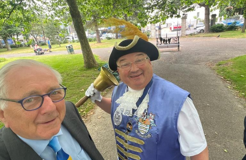 Sir Peter remembering the Battle of the Boar's Head