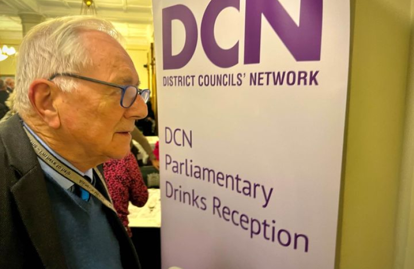 Sir Peter attending the District Councils Network event. 