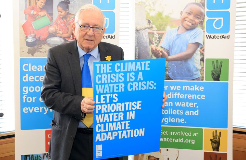 Sir Peter marking World Water Day 2024