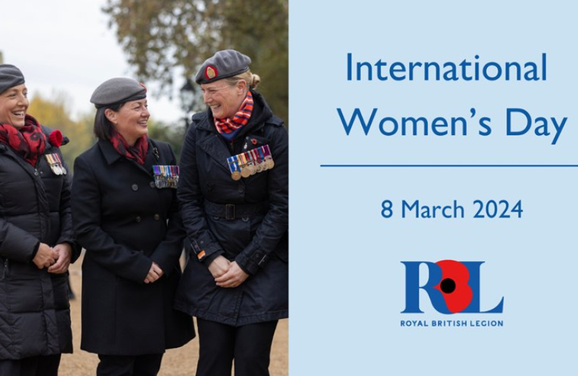 Marking International Women's Day with the Great British Legion