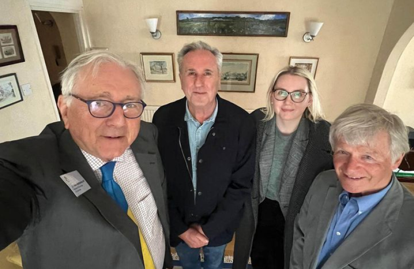 Sir Peter meeting the Tarring Flood Action Group