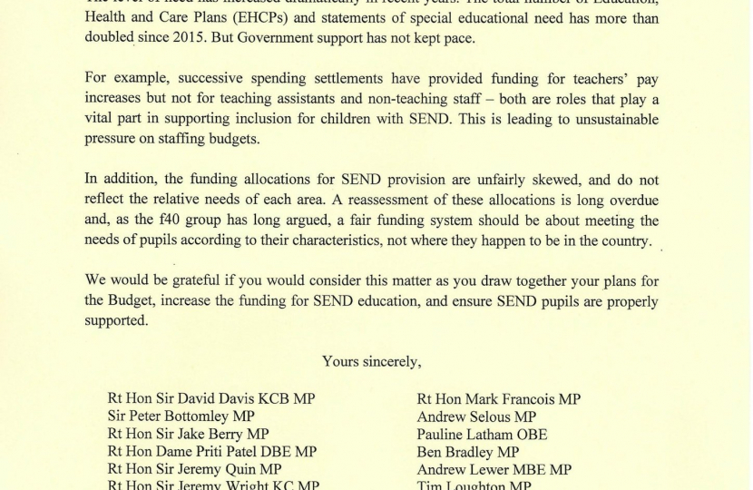 Document describing a new SEND school 2