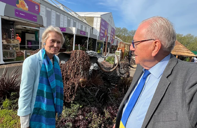 Sir Peter Bottomley at RHS Chelsea 2023