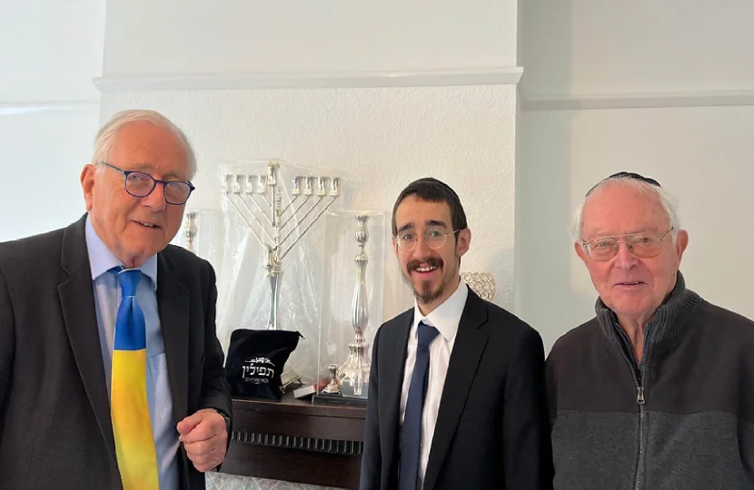 Sir Peter Bottomley meeting with members of the Jewish community