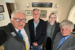 Sir Peter meeting the Tarring Flood Action Group