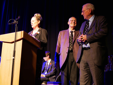 Sir Peter attending St Oscar Romero's School Prize Evening