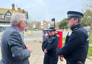 Sir Peter Bottomley meeting with police