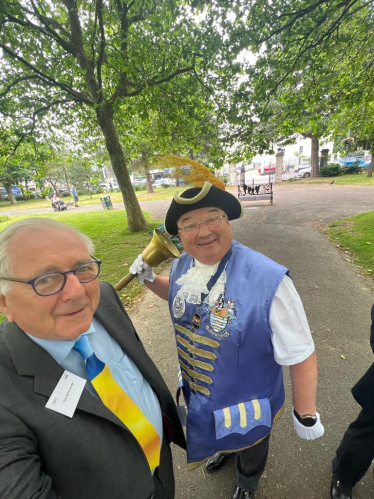 Sir Peter remembering the Battle of the Boar's Head