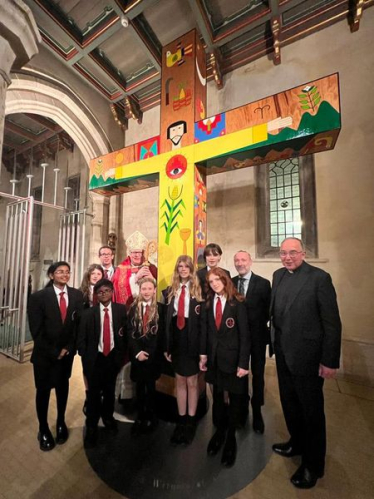 Sir Peter at St George's Roman Catholic Cathedral