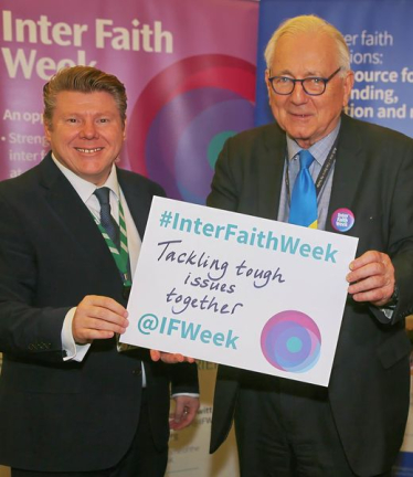 Sir Peter marking InterFaith Week