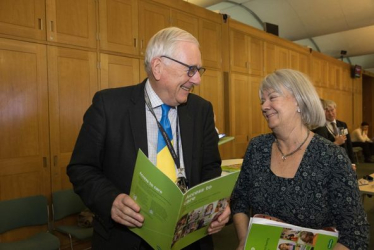 Sir Peter meeting Dame Mary Perkins