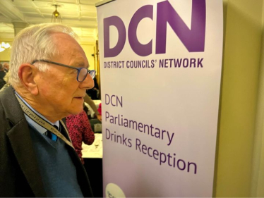 Sir Peter attending the District Councils Network event. 