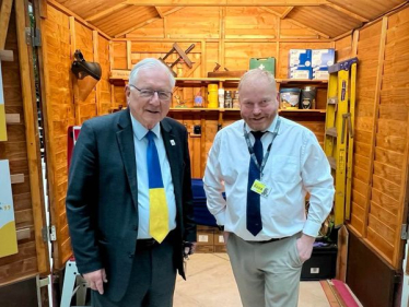 Sir Peter meeting with the UK Men's Sheds Association