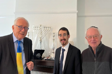 Sir Peter Bottomley meeting with members of the Jewish community